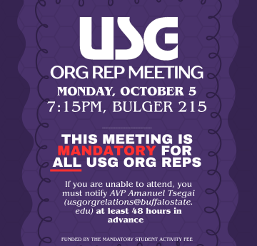 USG Org Rep Meeting