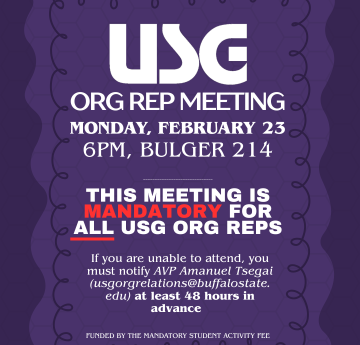 USG Org Rep Meeting