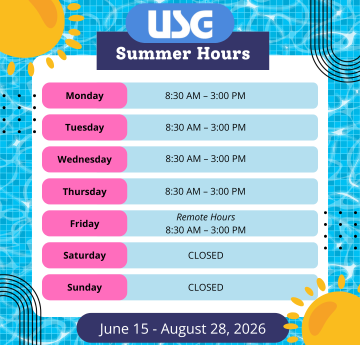 USG Summer Hours