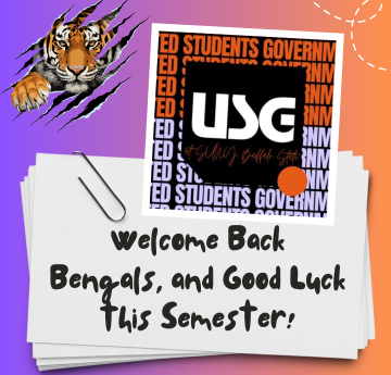 Welcome back bengals, and good luck this semester!